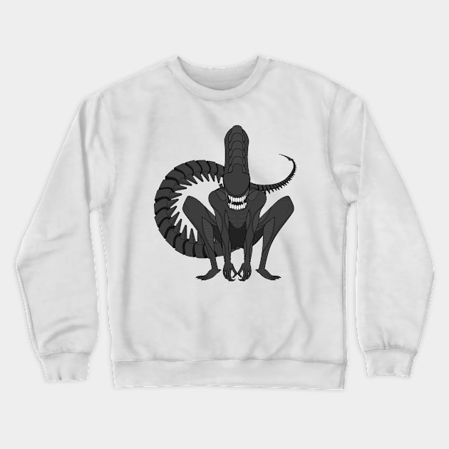 Alien Crewneck Sweatshirt by earbito